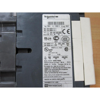 Schneider Electric LC1D65F7 Contactor Chipped Side - Used