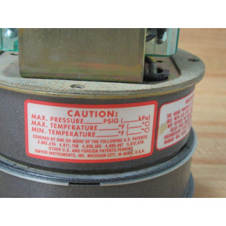 Dwyer 3210 C Photohelic Pressure Gauge 3210C - Used