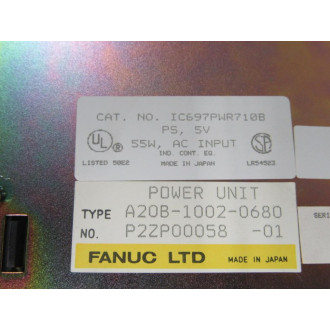 Fanuc A20B-1002-0680 Power Supply IC697PWR710B A20B-1002-068007A - New No Box