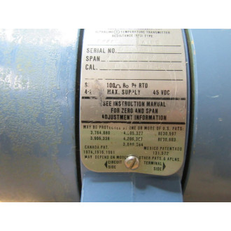 Rosemount 0444RL2U1A1E5 Temperature Transmitter Cal: 0 To 100°C - Used