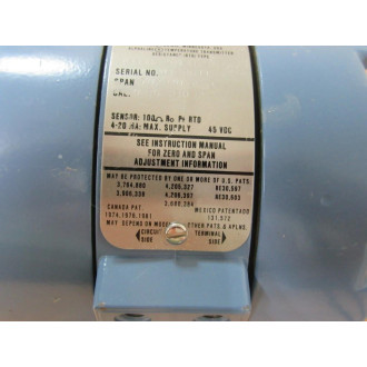 Rosemount 0444RL2U1A1E5 Temperature Transmitter Cal 0 To 210°C - Used