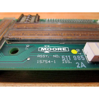 Moore 15754-1 PC Display Board 157541 Issue 2A - Used