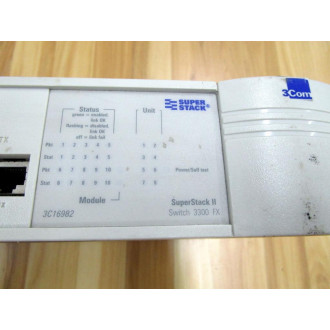 3Com 3C16982 Super Stack Switch 1698-210-000-8.00 - Used