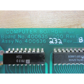 Houdaille 400635-000 Computer Bd.W1K RAM 400635000 - Used
