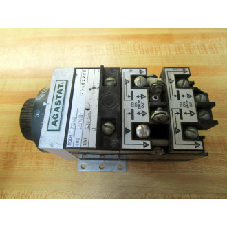 Agastat 7024AD Pneumatic Timing Relay 5-50 Seconds - Used