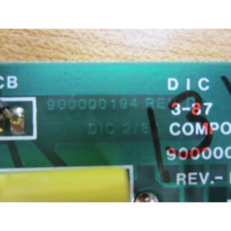 DIC 900000194 Circuit Board - Used