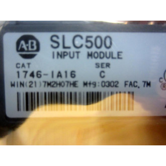 Allen Bradley 1746-IA16 Module 1746-1A16 Ser.C - New No Box