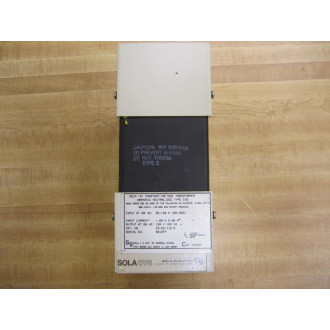 Sola 23-22-112-2 Transformer 23221122 Input Current: 1.60 X 0.80A