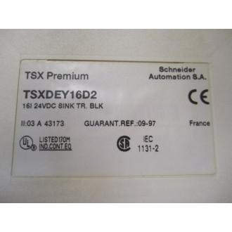 Schneider TSX-DEY-16D2 Input Module TSXDEY16D2 - Used