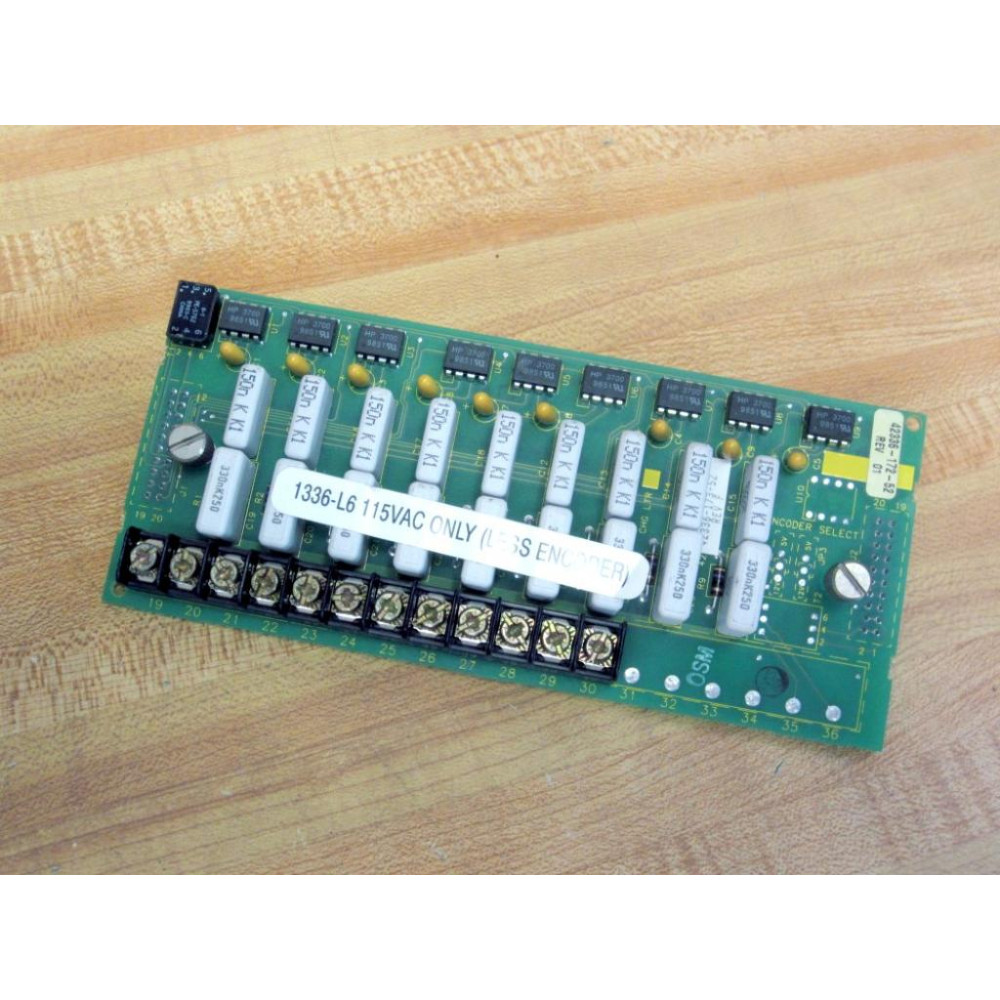 Allen Bradley 1336-L6 Control Interface 1336L6 42336-173-5242336-172-52 - Used