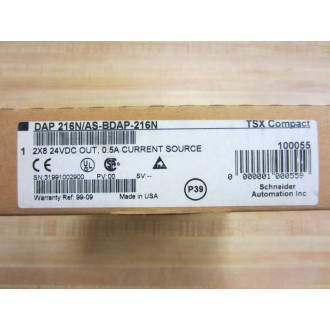 Schneider DAP 216NAS-BDAP-216N TSX Compact Output Module AS-BDAP-216N