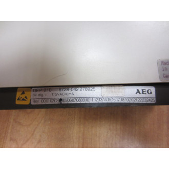 AEG DEP 210 Input Module DEP210 6728-042.278925 - Used