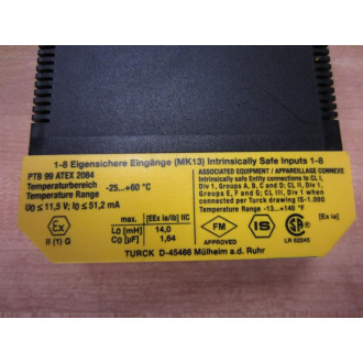 Turck MK13-33EX0-R-115VAC Switch Amplifier MK1333EX0R115 - Used
