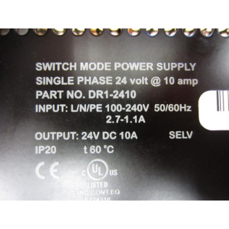 Acme DR1-2410 Switch Mode Power Supply - Used