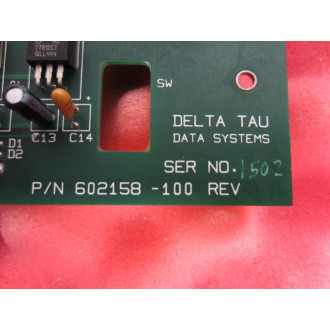 Delta Tau Data Systems 602158-100 Control Card REV NC - Used