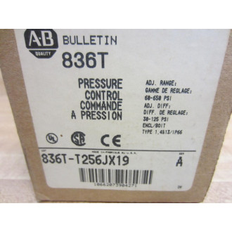 Allen Bradley 836T-T256JX19 836TT256JX19 Pressure Control Series A