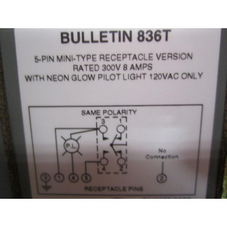 Allen Bradley 836T-T253JX86X9 Pressure Control Series A