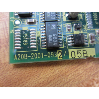 Fanuc A20B-2001-0932 Board A20B-2001-093205B   Non-Refundable - Parts Only