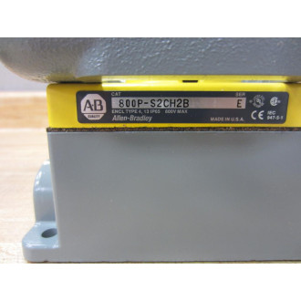 Allen Bradley 800P-S2CH2B Push Button 800PS2CH2B Series E
