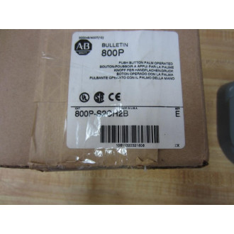 Allen Bradley 800P-S2CH2B Push Button 800PS2CH2B Series E