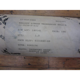 Balluff 11-0250-P-S32 110250PS32 Linear Transducer BTL2-A