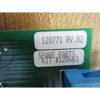 Allen Bradley 120771 Circuit Board With Keypad 120663 Rev.02120661-03 - Used