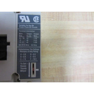 Cutler Hammer GMCP Eaton Circuit Breaker GMCP003-A0-C - New No Box