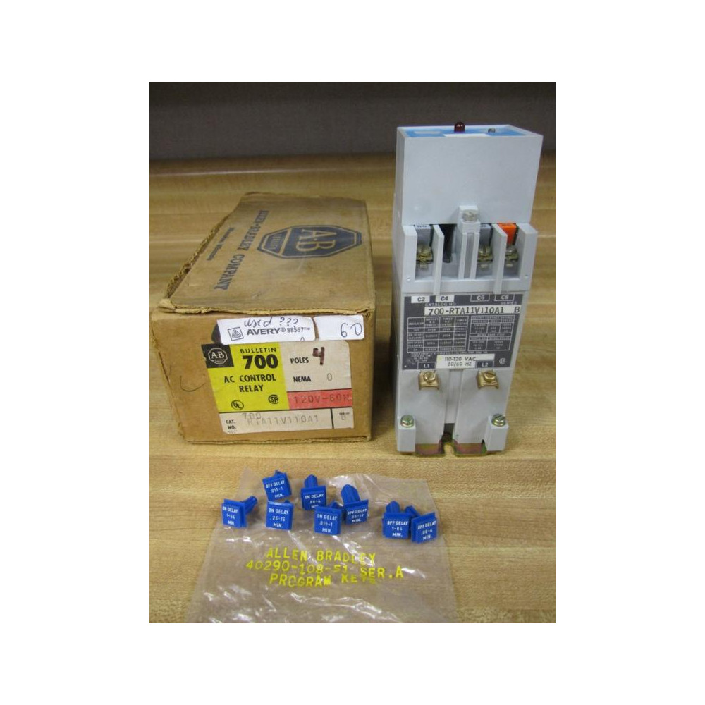 Allen Bradley 700-RTA11V110A1 Control Relay 700RTA11V110A1