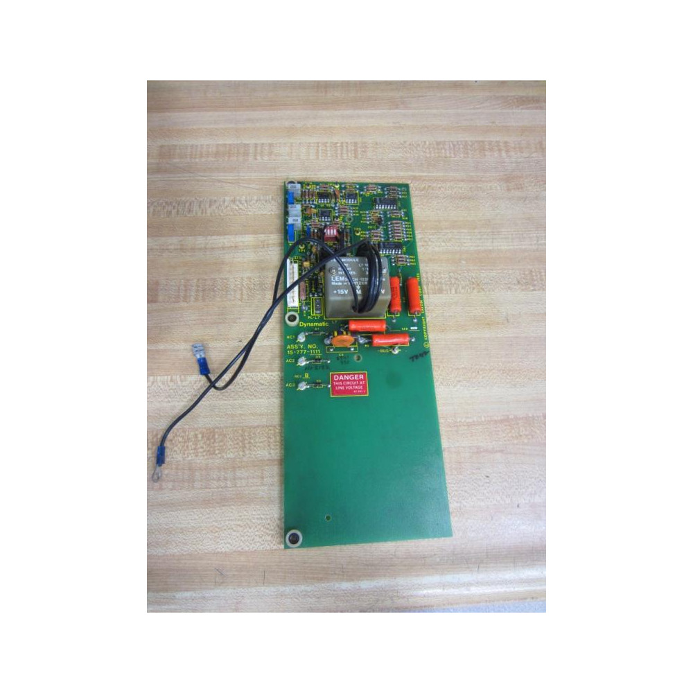 Dynamtic 15-777-1111 PC Board - Used
