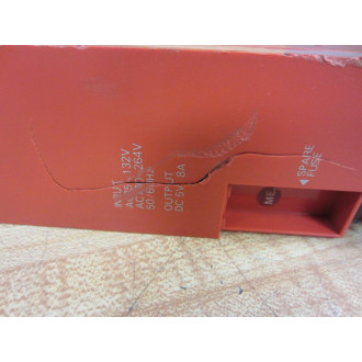 Mitsubishi A61P Melsec Power Supply Module Cracked - Used