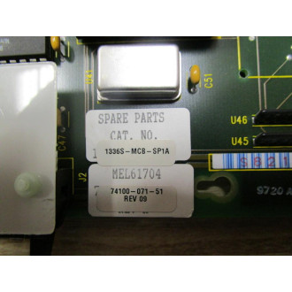 Allen Bradley 74100-071-51 Board 1336S-MCB-SP1 Rev.09 - Used
