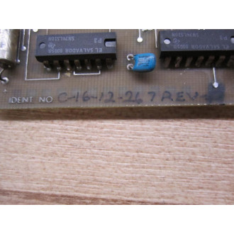 ISSC 300 LC3A IO Card C-16-09-090 Rev.C - Parts Only