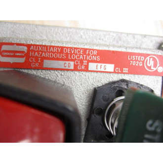 Crouse-Hinds EFS-215 Push Button Station Broken Piece - New No Box