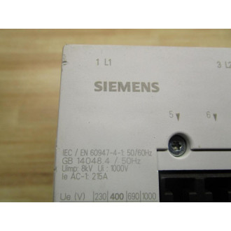 Siemens 3RT1056-6AF36 Contactor 3RT10566AF36 - Used