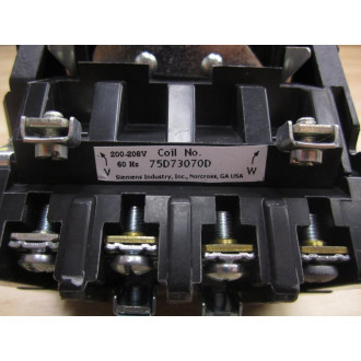 Siemens 14DUE32AD Non-Reversing Motor Starter Non-Inverted Coil - New No Box