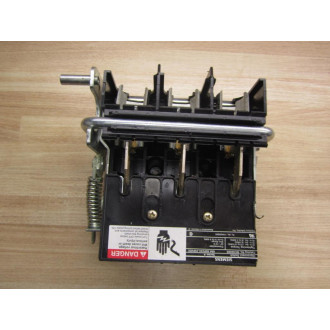 Siemens MCS606R Disconnect Switch Missing Fuse Clips - Used