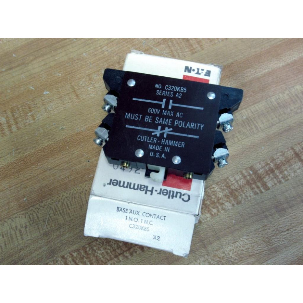 Cutler-Hammer C320KB5 Auxiliary Contact Cutler-Hammer C320KB5 Auxiliary Contact