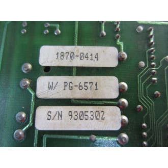 Firing Circuit 1870-0414 Circuit Board 18700414 - Used
