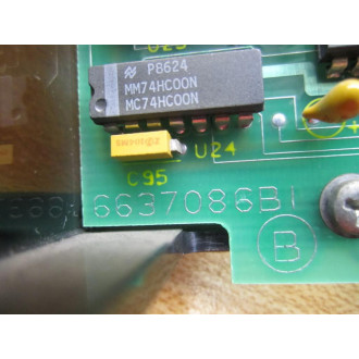 ABB Bailey 6637087 PC Board NCIS02 6637087-B1 Bad CPR - Parts Only