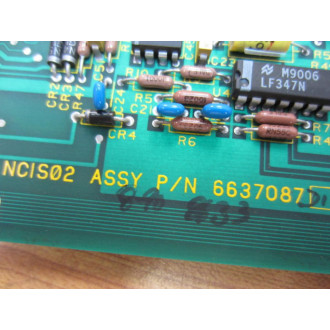 ABB Bailey 6637087 PC Board NCIS02 6637087 D1 - Used
