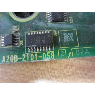 Fanuc A20B-2101-0582 Board A20B-2101-058202A - Parts Only