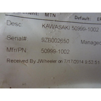 Kawasaki 50999-1002 PC Board 9ZB51 PZB11 PZB41 - Used