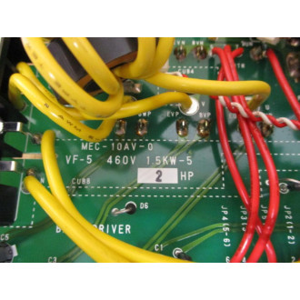 Allen Bradley MEC-10AV-0 Power Supply Board MEC10AV0 WWires+Connectors - Used