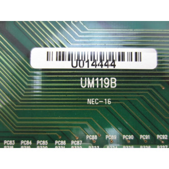 Nachi UM119B Circuit Board UM119 Trace Damage - Used