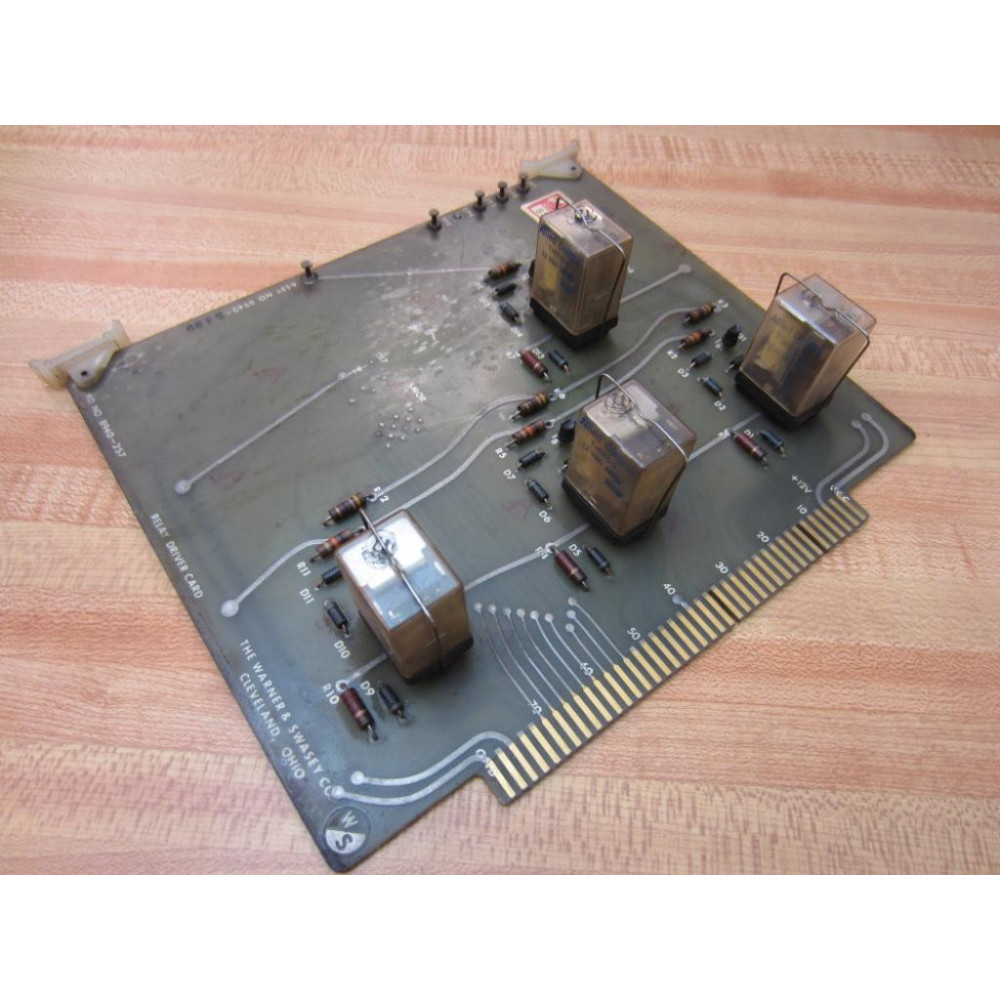 Warner & Swasey 8940-5429 Relay Driver Card 89405429 - Used