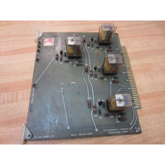 Warner & Swasey 8940-5429 Relay Driver Card 89405429 - Used