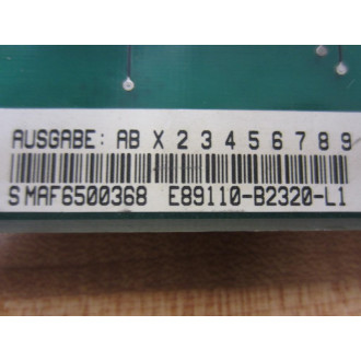 Siemens E89110-B2320-L1 Circuit Board E89110B2320L1 wMetal Base - Used