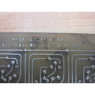 Giddings & Lewis 502-02079-00 Half Adder Board 501-09441-00 - Used