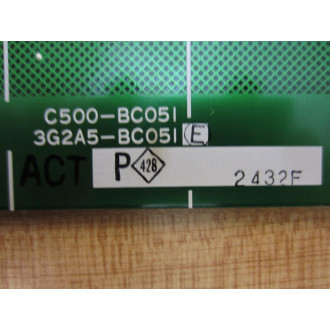 Omron 3G2A5-BC051 5-Slot CPU Rack C500-BC051 - Used