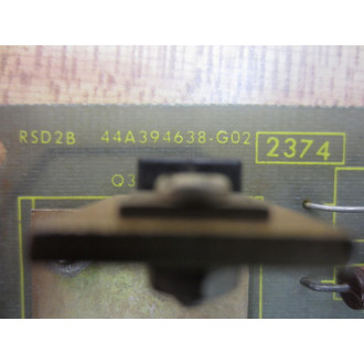 General Electric 44A394638-G02 GE RSD2B Board 44B395013-002 - Used